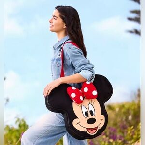 Minnie Mouse Big Face Canvas Tote